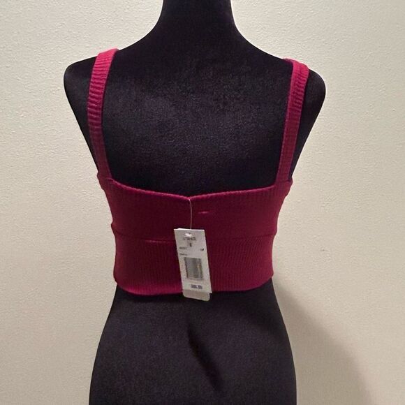 NWT Small Knitted Top Maroon L Space - Picture 3 of 6